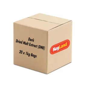 20kg Carton - Dark Dried Malt Extract (DME) - (1kg Bags)