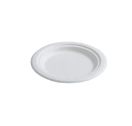 7" ROUND PFAS FREE COMPOSTABLE PLATE (1000/CS)