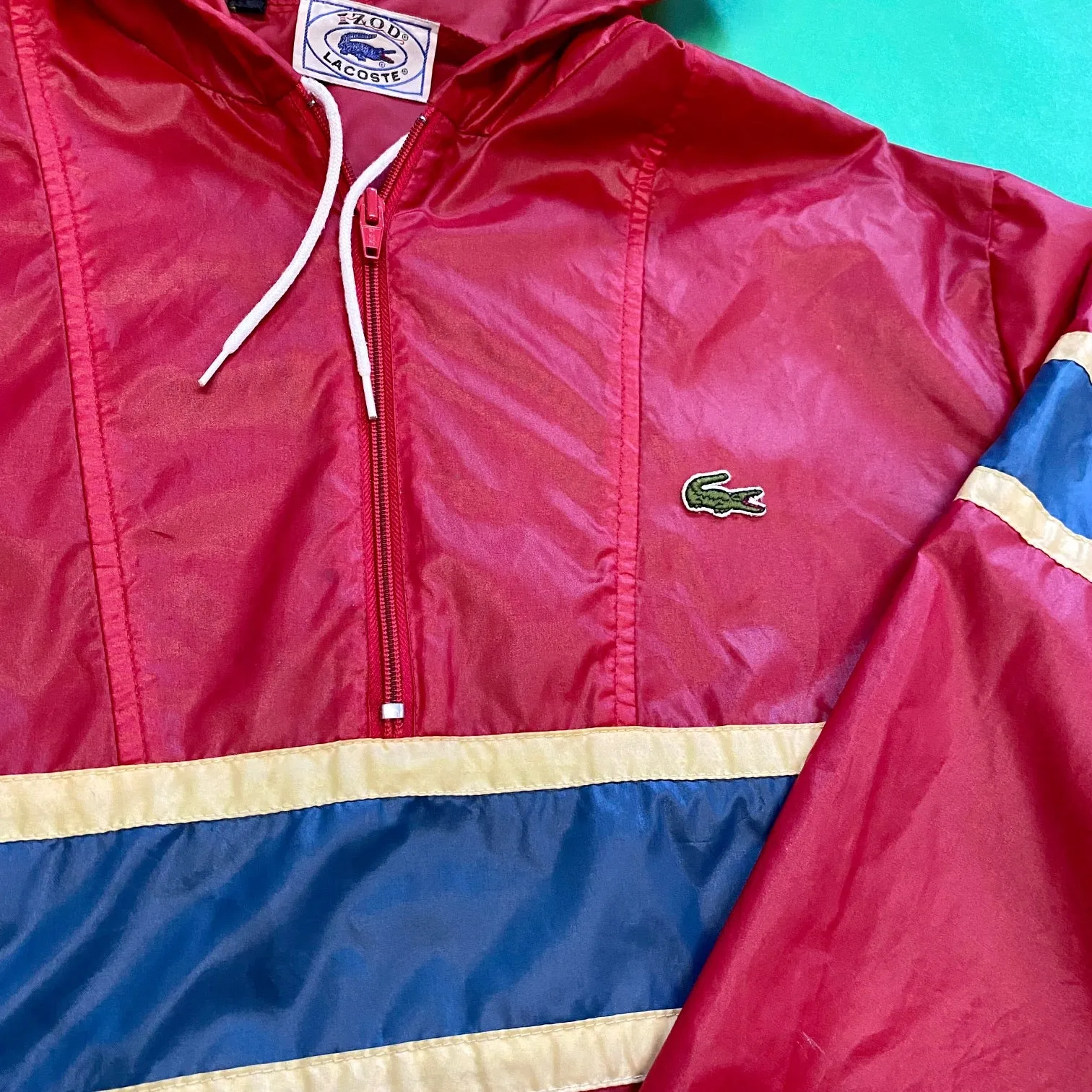 80's IZOD Lacoste Pullover Windbreaker