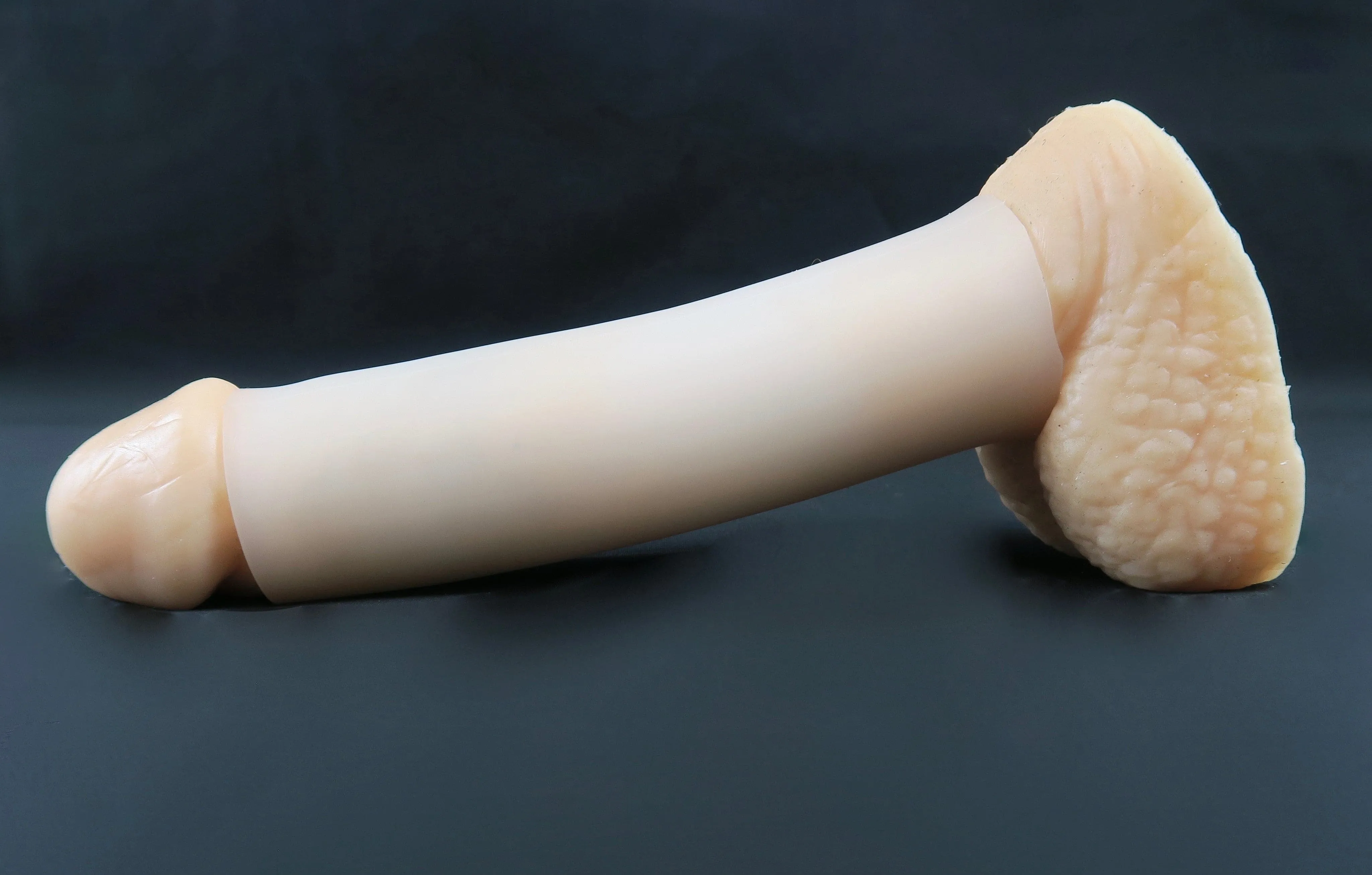 9 Inch Anti-Turtle Silicone Penis Sleeve for Stretching, Enlargement, Enhanced Girth 