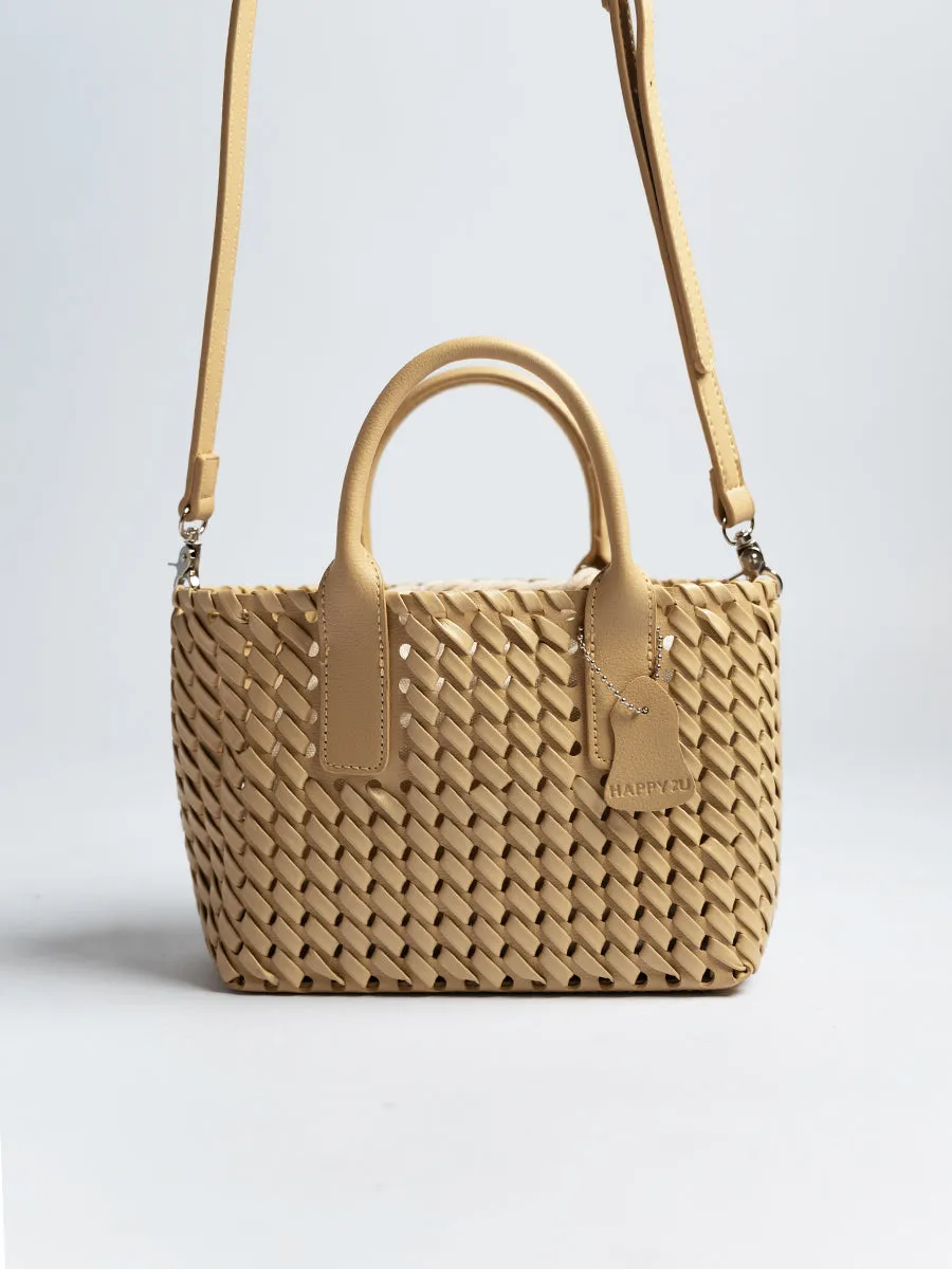 Alyna Weave Bucket Bag