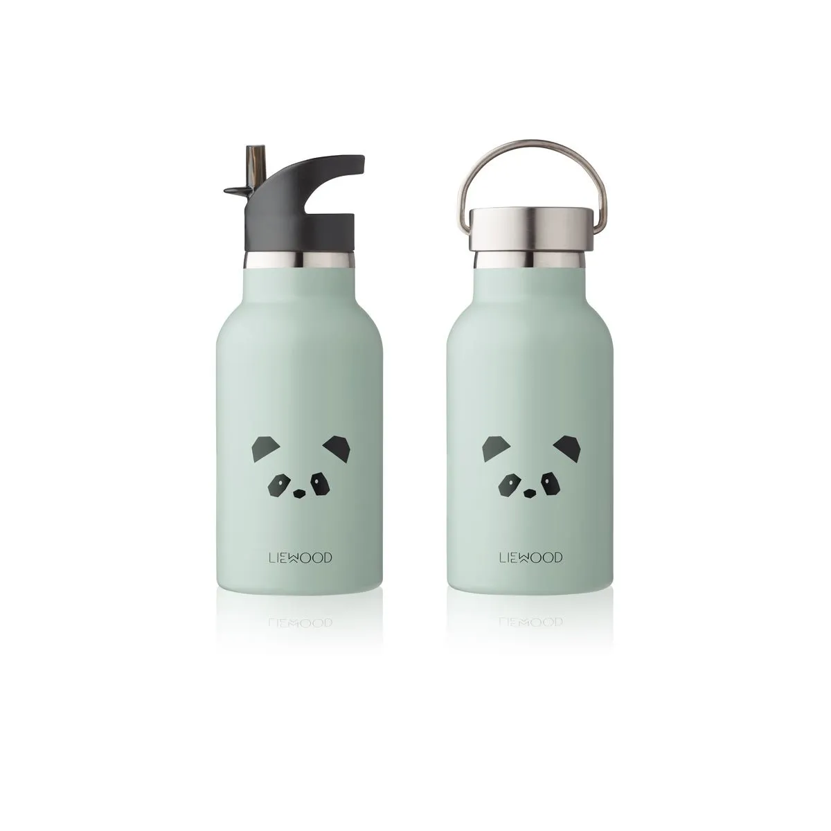 Anker Water Bottle - Panda dusty mint