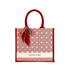 Annas Series - Rouge Jute Bags