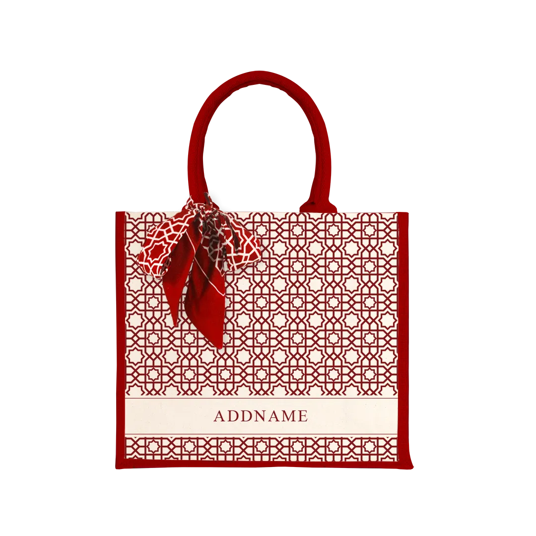 Annas Series - Rouge Jute Bags