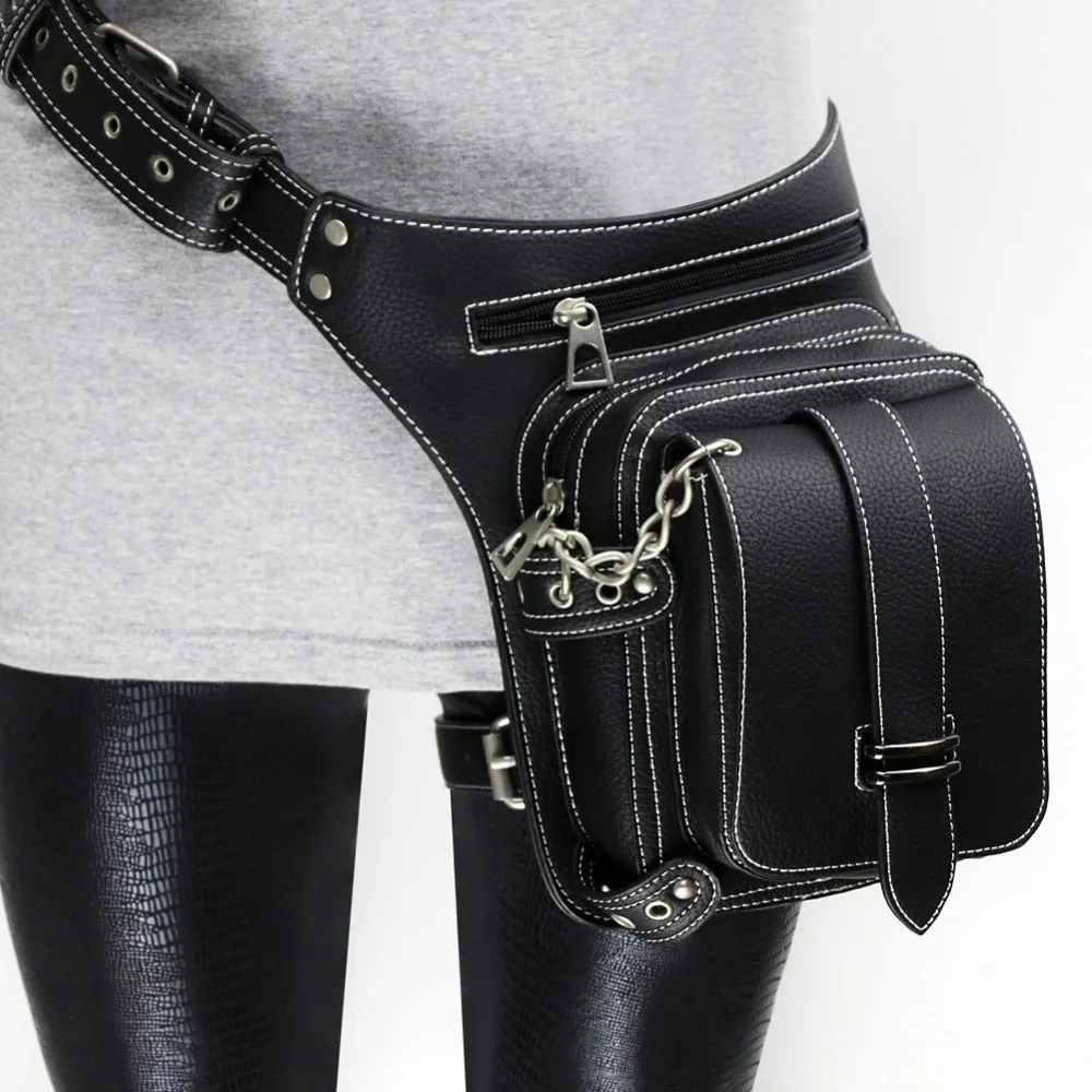 Ashoreshop pack thigh Motor leg Outlaw Pack Steam punk waist bag