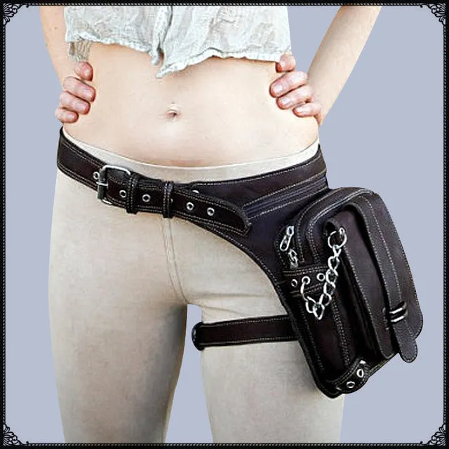 Ashoreshop pack thigh Motor leg Outlaw Pack Steam punk waist bag