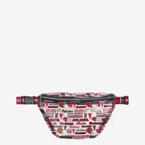 Atlanta Falcons Repeat Retro Print Clear Fanny Pack