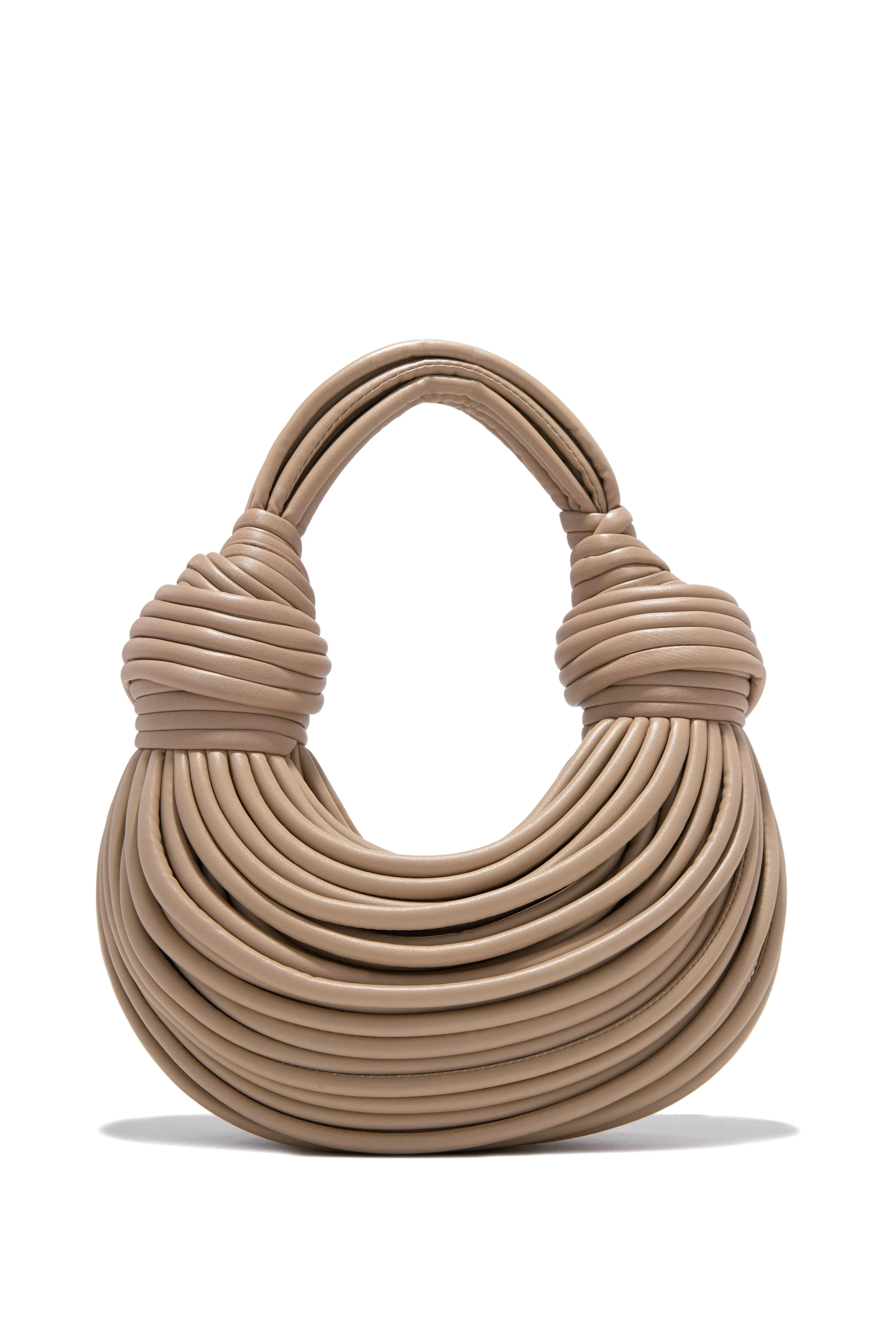 Azelie Double Knot Spaghetti Handbag - White