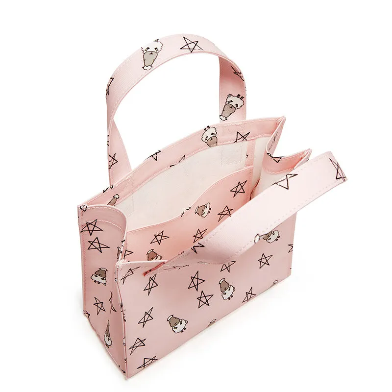 Baa Baa Sheepz Tote Bag Small Star & Sheepz Pink - Small