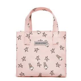 Baa Baa Sheepz Tote Bag Small Star & Sheepz Pink - Small