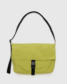 BAGGU Nylon Messenger Bag - Lemongrass