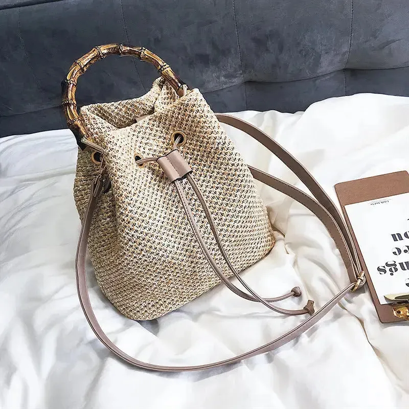 Bamboo Bucket Bag