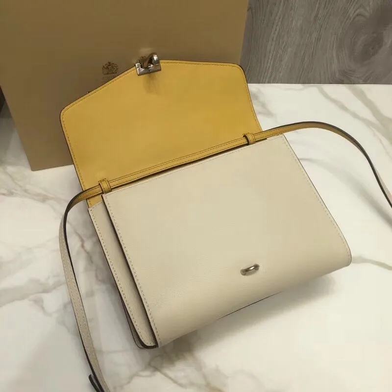 BB Small Macken Colorblock Crossbody Beige/Yellow Bag For Women, Bags 9.5in/24cm