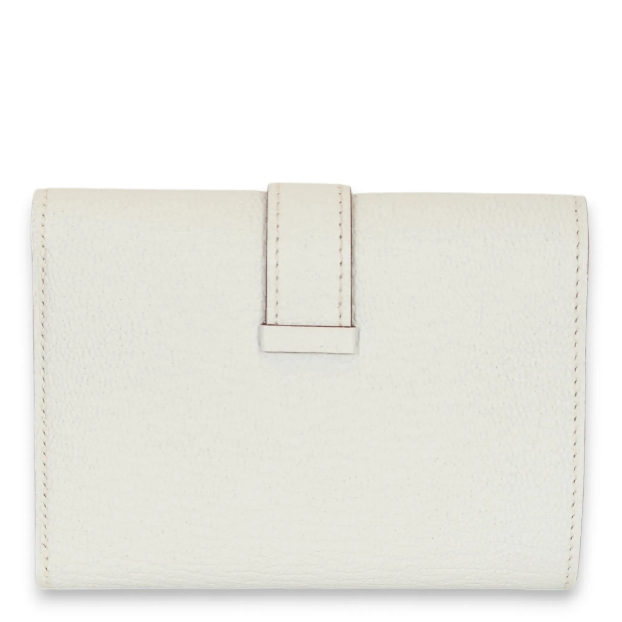 Bearn Combine Blue Brume Wallet in Chevre Mysore, Palladium hardware