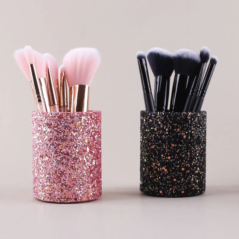 Beauty Eyebrow Pencil Storage Container Nail Salon Dust-proof Makeup Brush