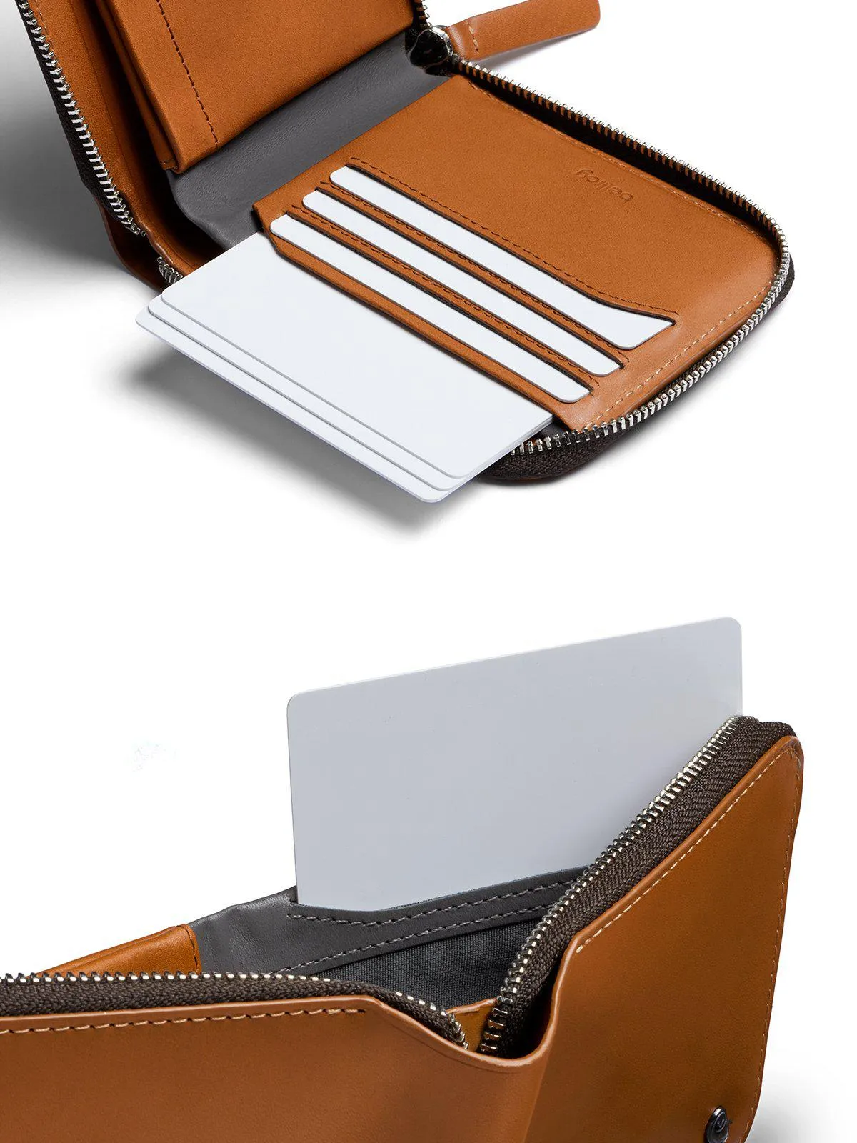 Bellroy Zip Wallet Caramel RFID