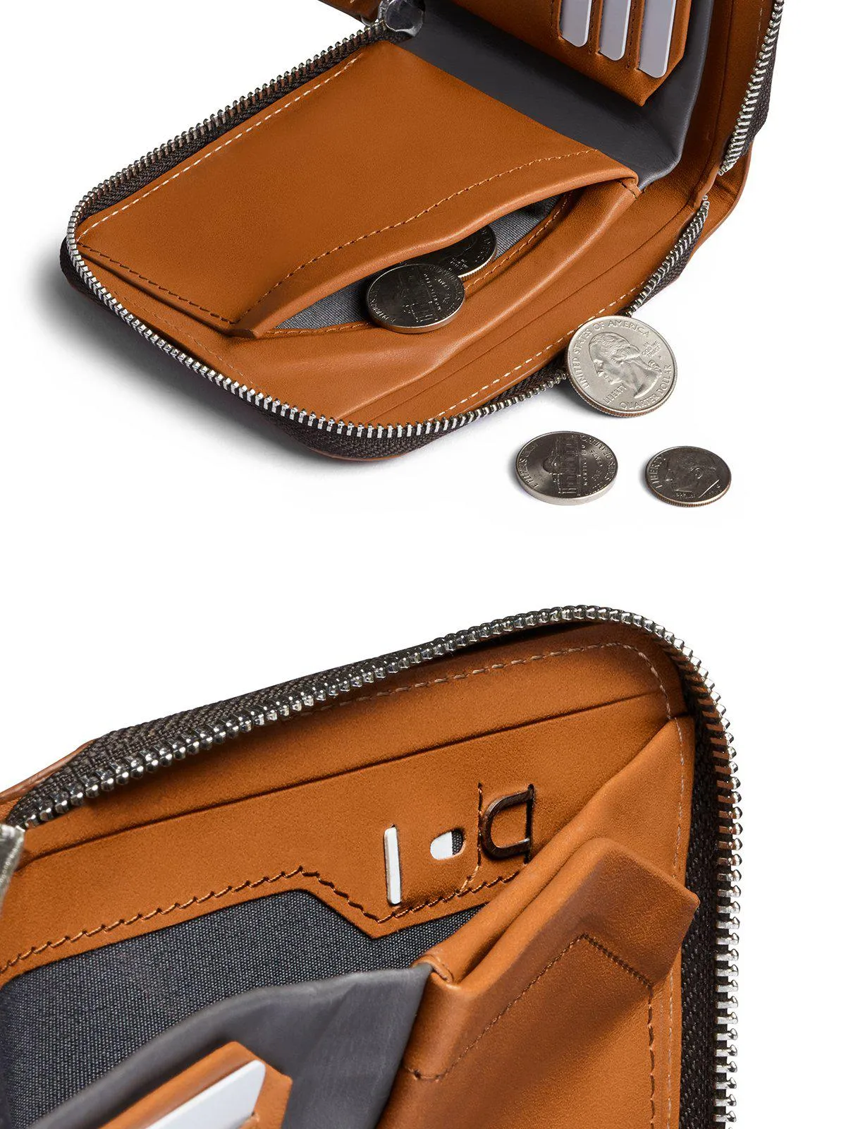 Bellroy Zip Wallet Caramel RFID