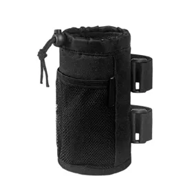 Bicycle Water Cup Holder Stroller Hanging Bottle Bag(Black)