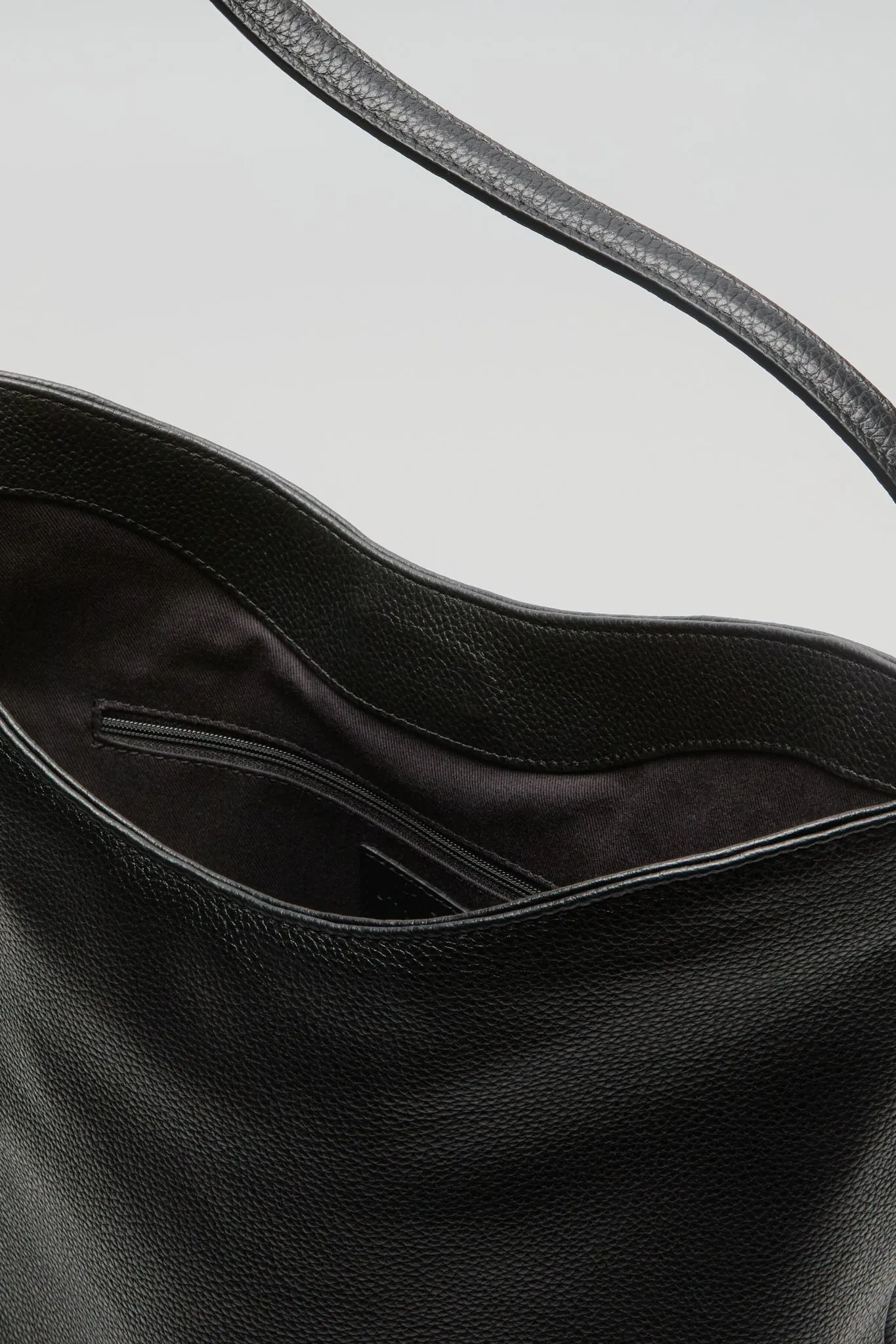 Black Penne Bucket Bag