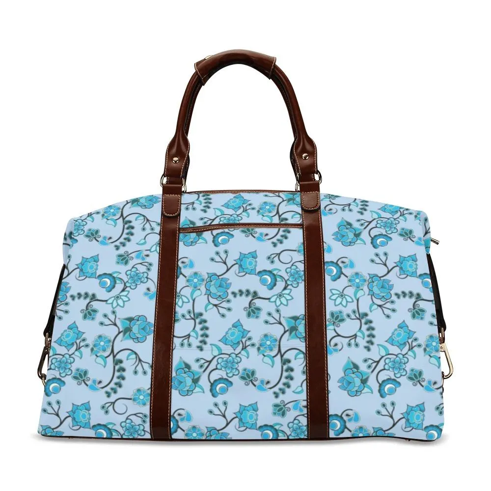 Blue Floral Amour Classic Travel Bag