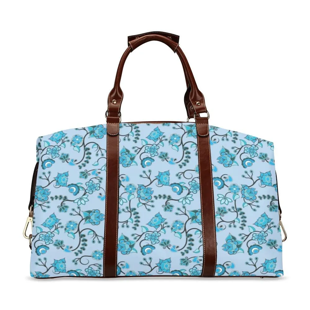 Blue Floral Amour Classic Travel Bag