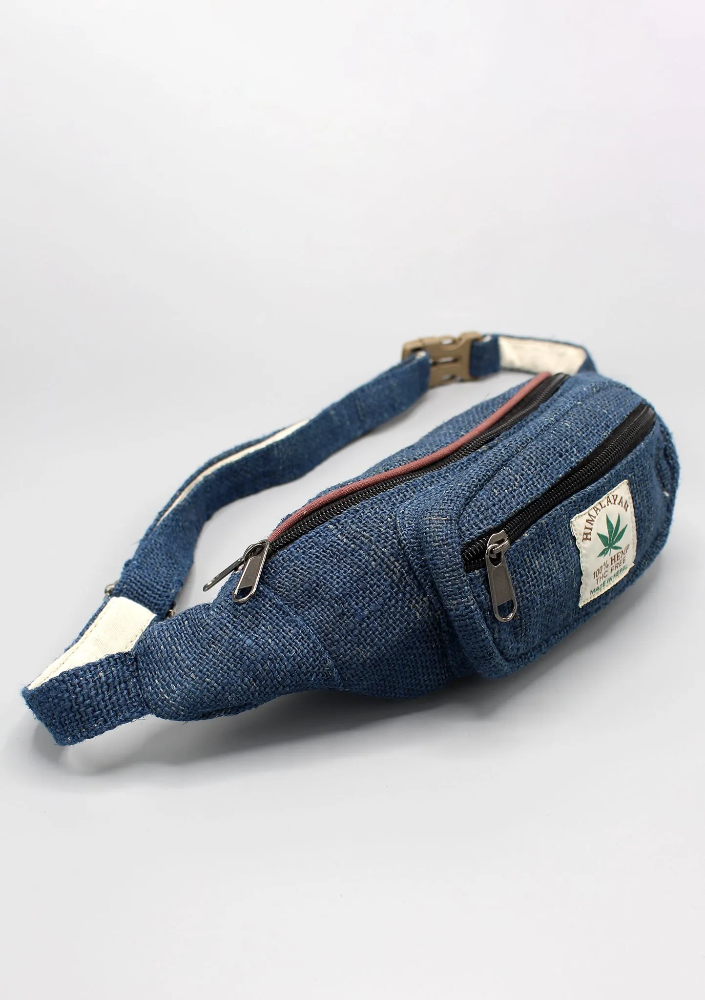 Blue Hemp Waist Utility Belt