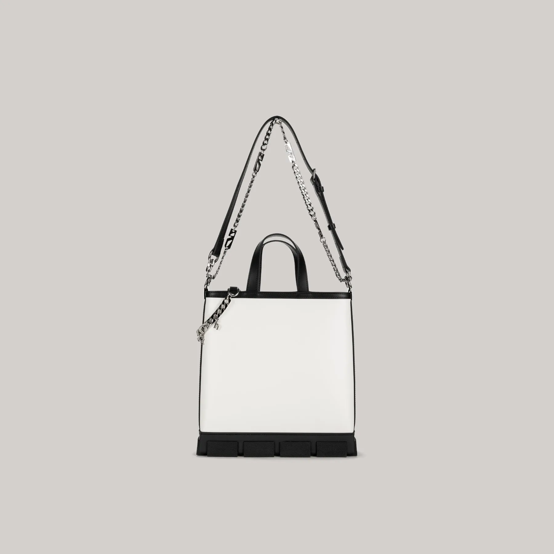 both - GAO MINI TOTE BAG-WHITE/BLACK