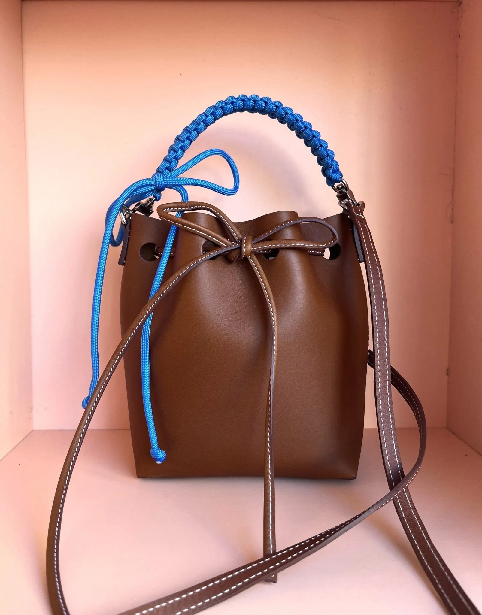 Bouquet Baby Bucket Bag (Tan)