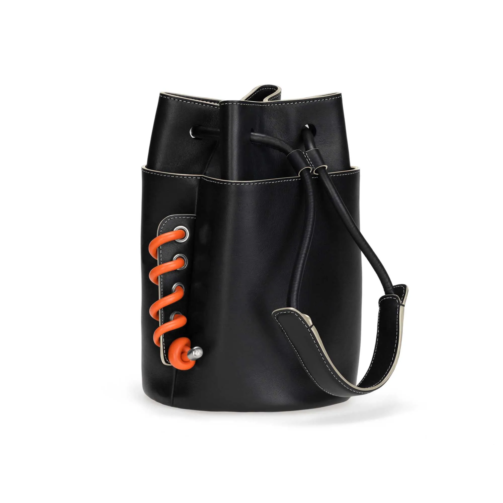 Bucket Bag in Black [Customisable]