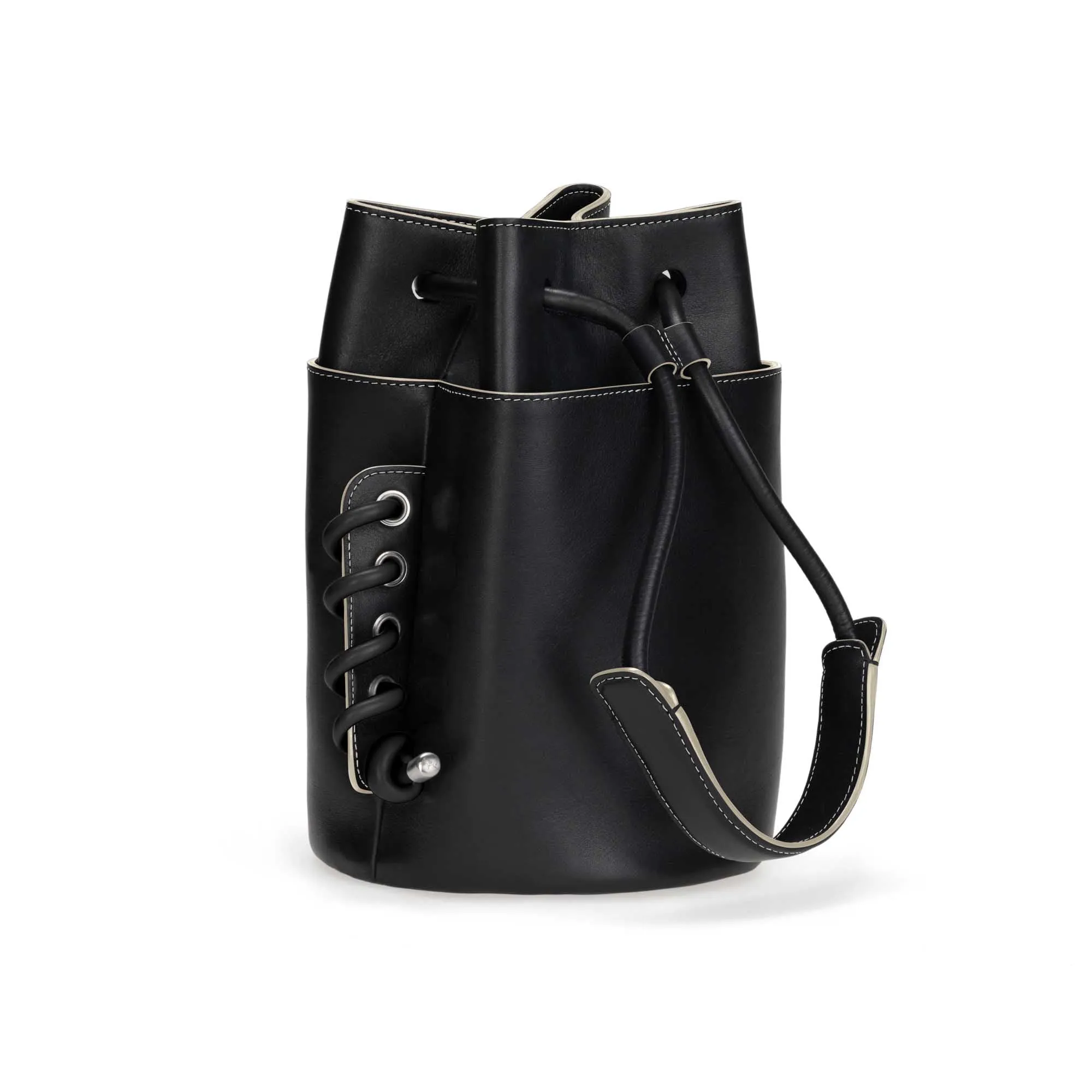 Bucket Bag in Black [Customisable]