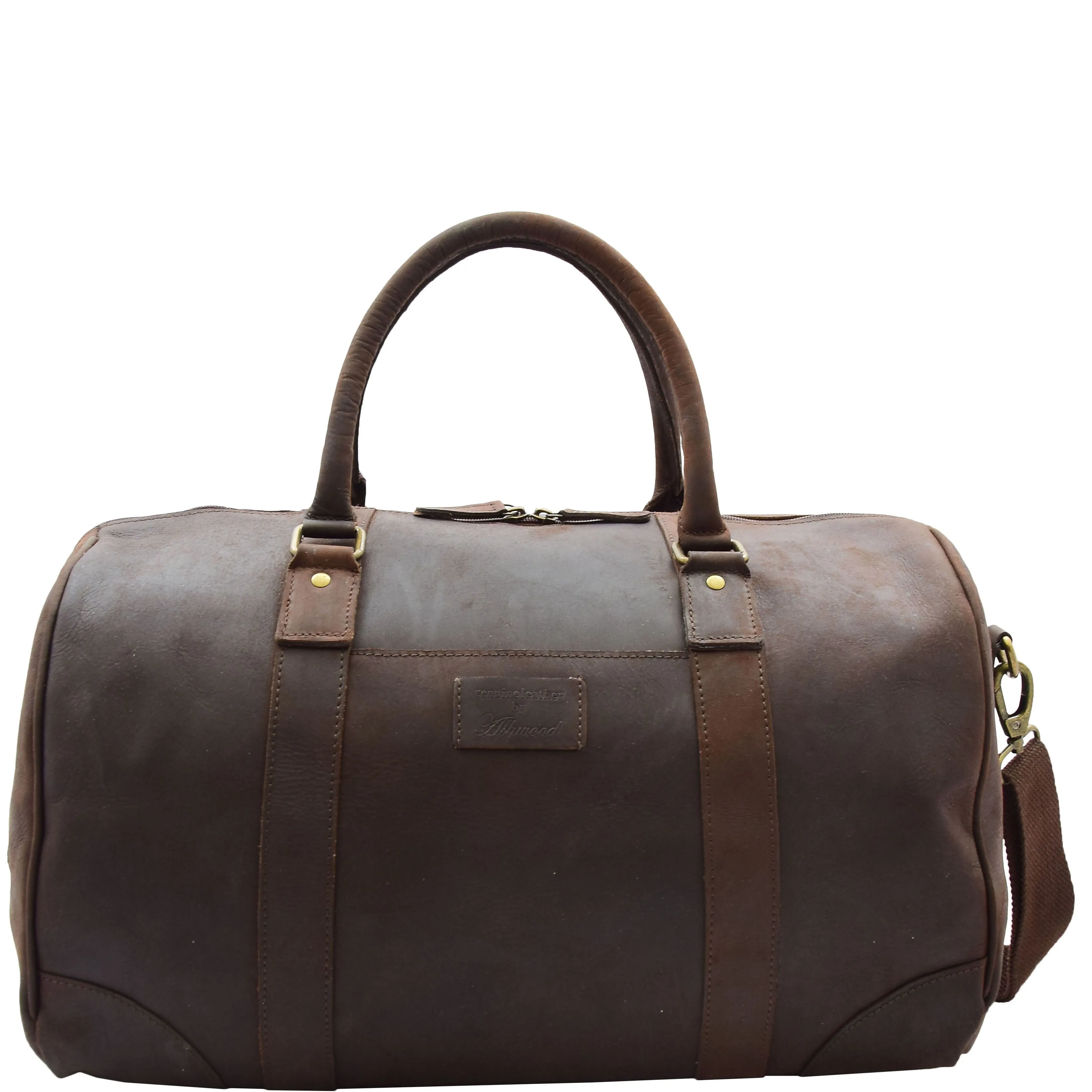 Cabin Travel Weekend Genuine Leather Holdall Bag MARS Brown