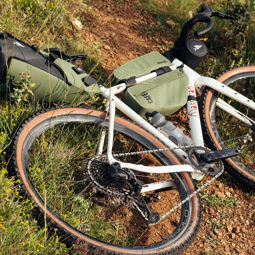 CAFE DU CYCLISTE Waterproof Frame Bag - Khaki