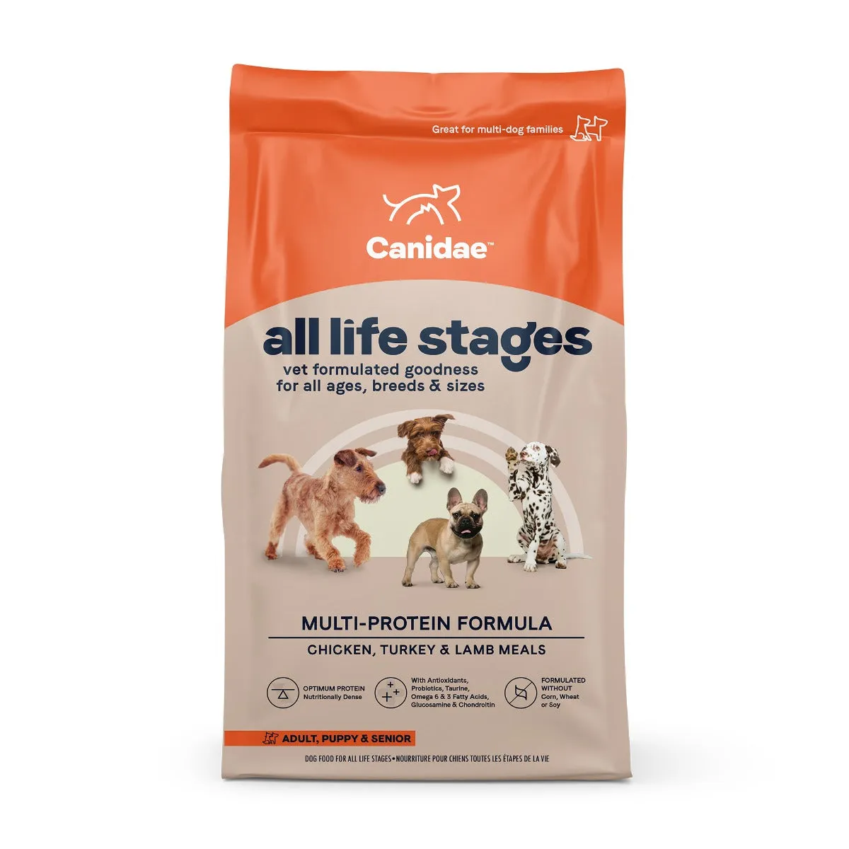 Canidae All Life Stages Dry Dog Food, Multi-Protein, 40lbs