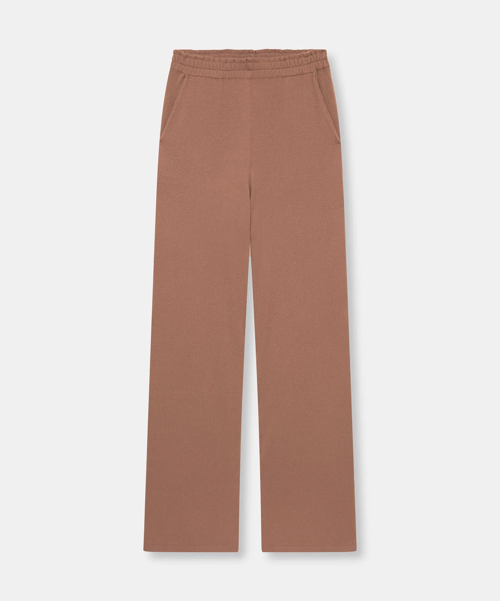 Cashmere Paperbag Wide Leg Pants