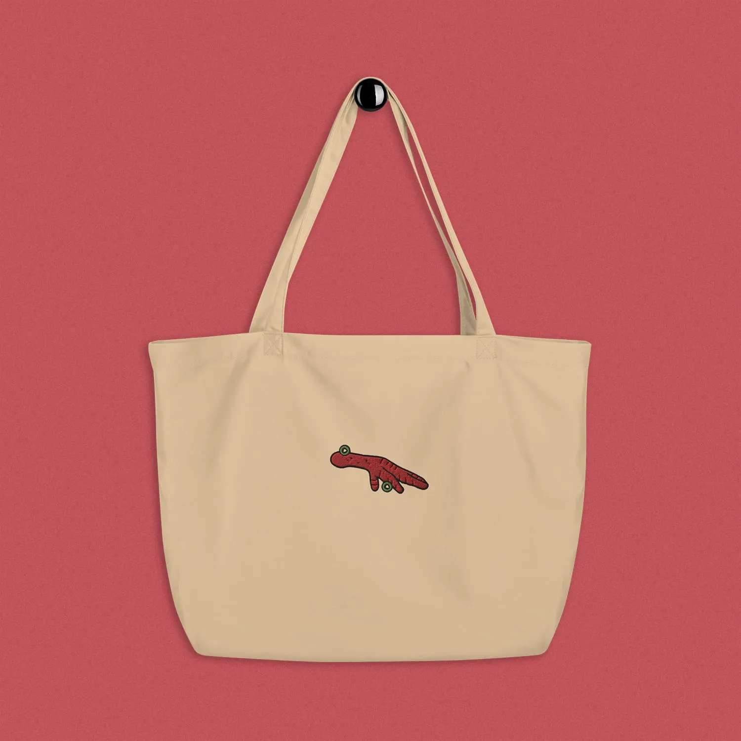 Chicken Feet Embroidered Large Tote