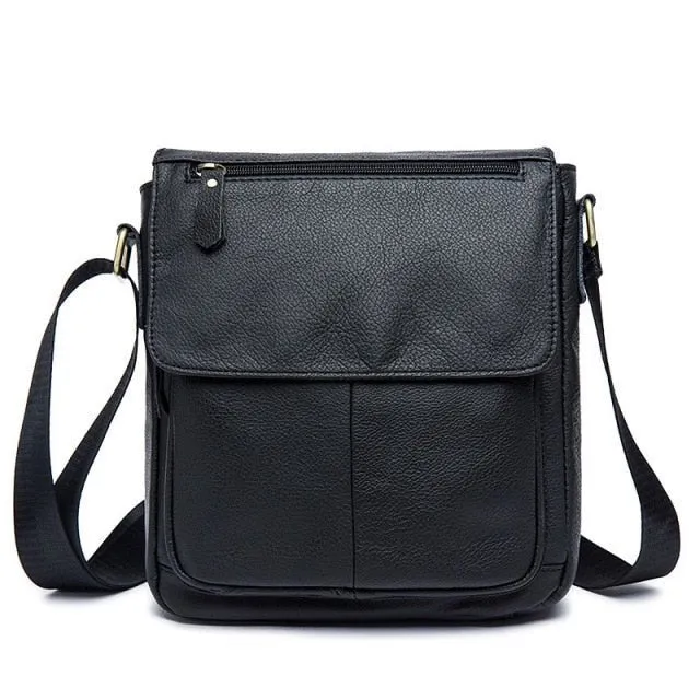 ChicZip Leather Crossbody Bag