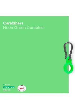 Chilly's S Water Bottle Carabiner Neon Green CBCARNEGRN