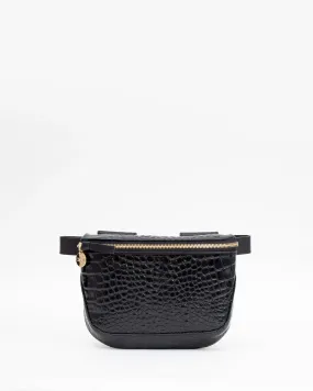 Clare V - Fanny Pack in Black Croco