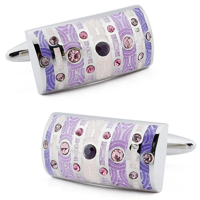 Colorful Enamel Cufflinks