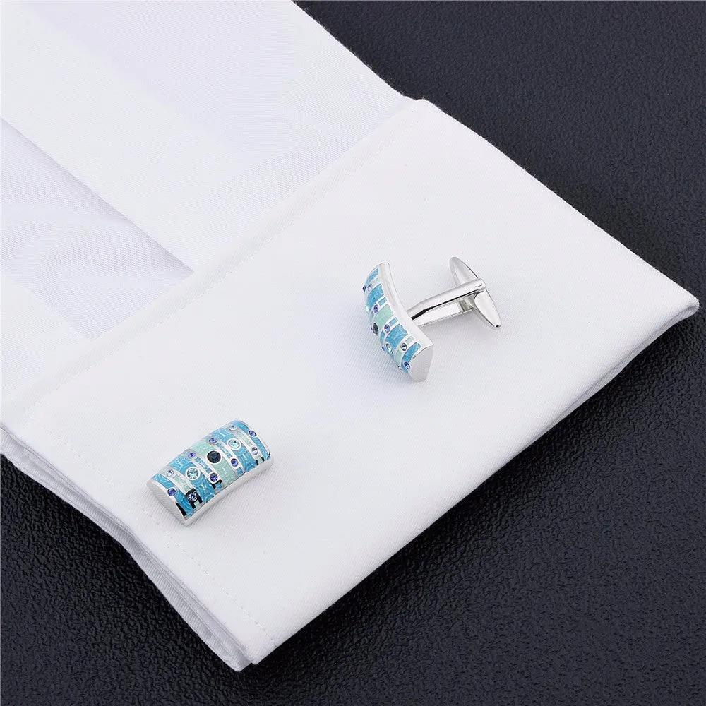 Colorful Enamel Cufflinks