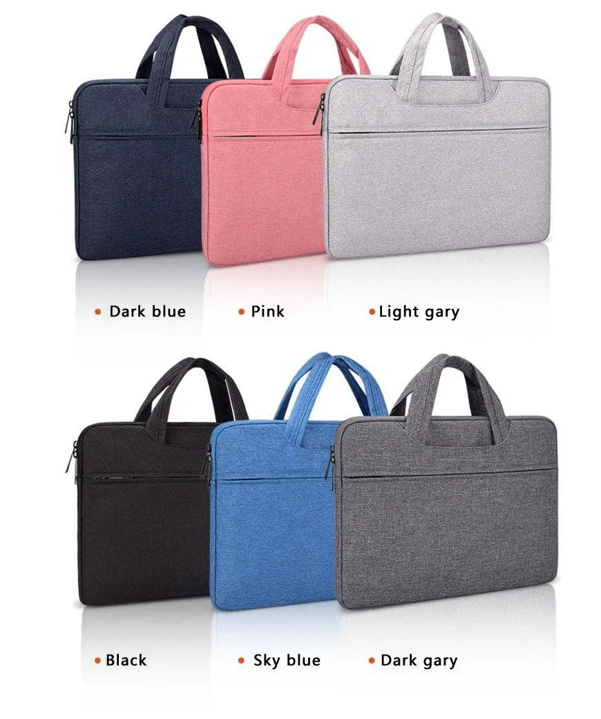 Custom Waterproof Business laptop Case sleeve Office Bag -Blue