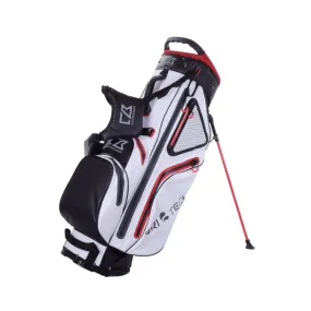 CUTTER & BUCK 9" Waterproof Stand Bag (White/Red)