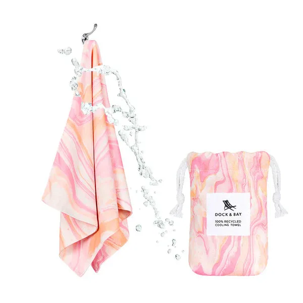 Dock & Bay - Cooling Gym Towel - Peach Melba