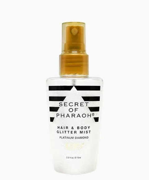 EBIN Secret Of Pharaoh Hair And Body Glitter Mist Platinum Dimond