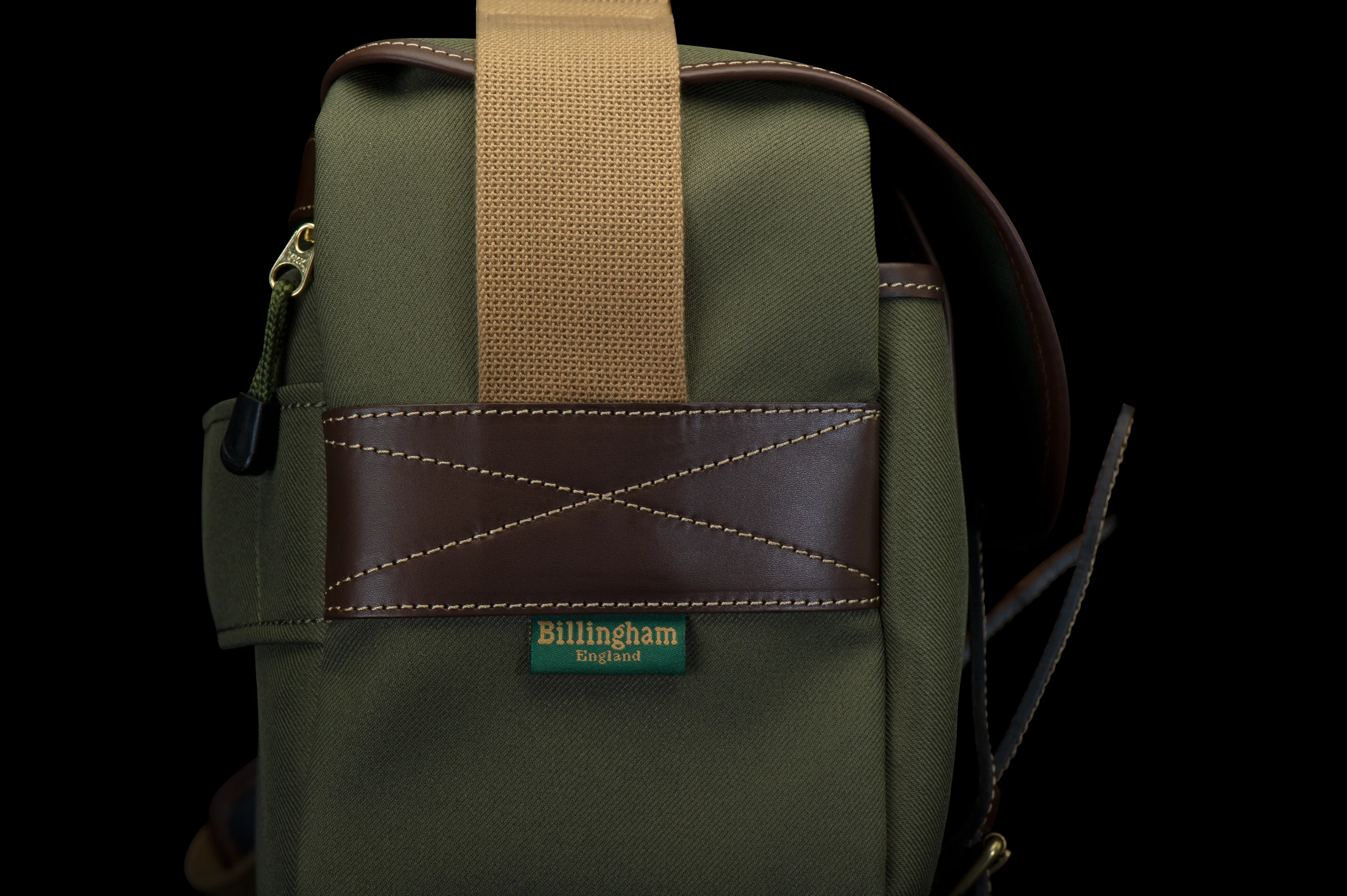 Eventer MKII Camera/Laptop Bag - Sage FibreNyte / Chocolate Leather