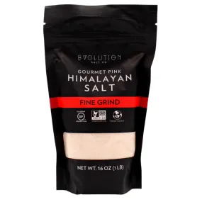 Evolution Himalayan Pink Salt Bag Fine 16oz