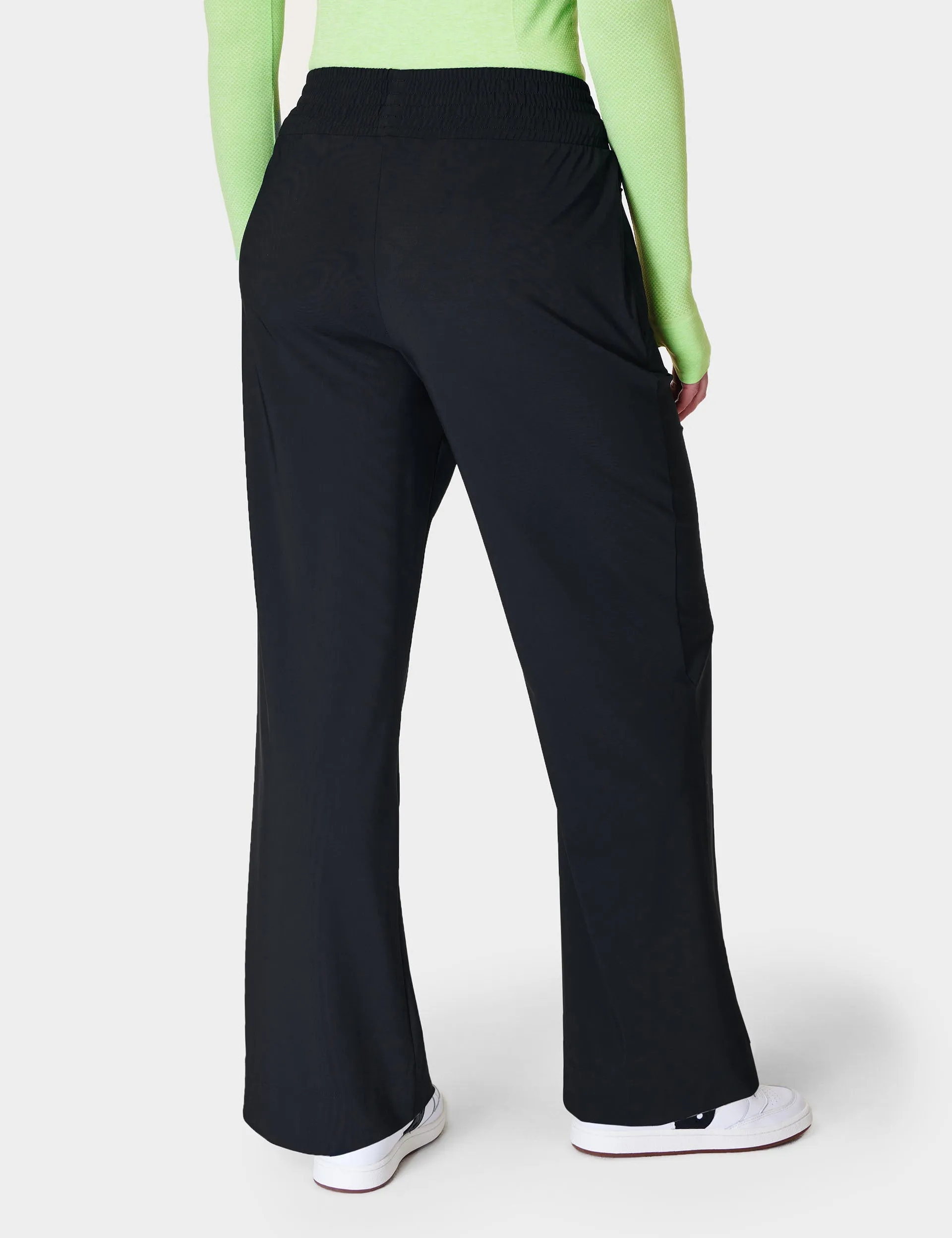 Explorer Wide Leg Track Trousers - Black