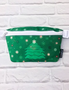 Fanny Pack |Battery Powered LED Light-Up Ultra-Slim Belt Bum Bag |SNOFLAKES TREE