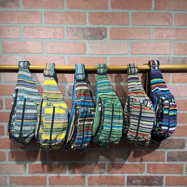 Fanny Pack - Striped - Each Unique