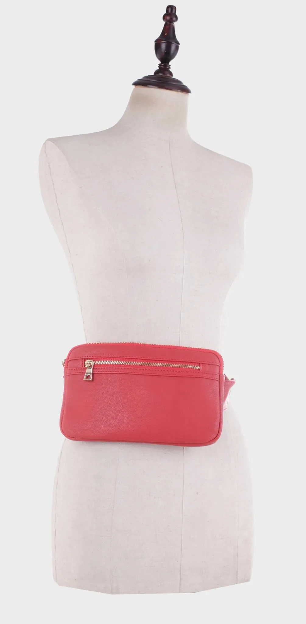 FC19515 Leather Slim Fanny Pack